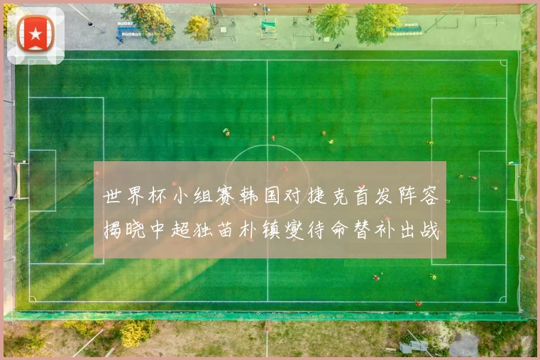 世界杯小组赛韩国对捷克首发阵容揭晓中超独苗朴镇燮待命替补出战